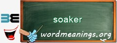 WordMeaning blackboard for soaker